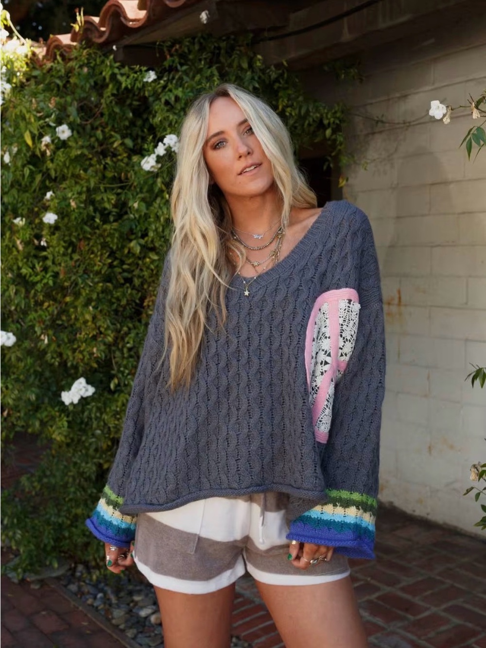 Peace Sign Sweater - Picture 3 of 8